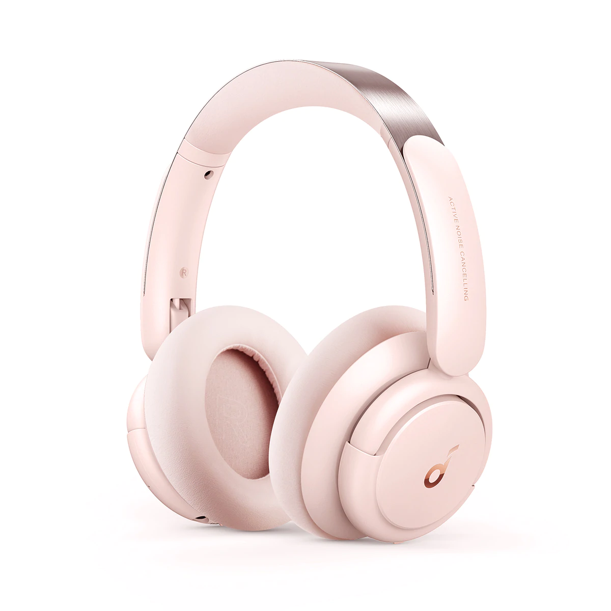 pink headphones