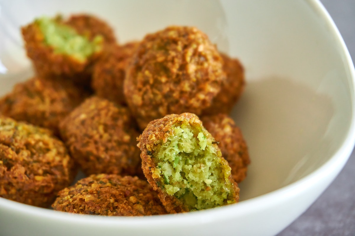 bowl of falafel