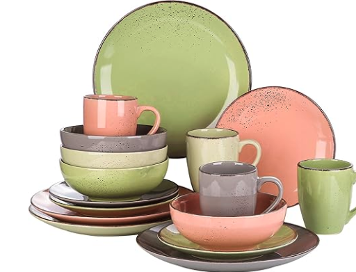 Amazon pastel dinner set
