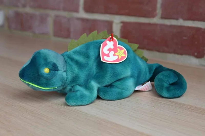 iggy iguana.webp Iggy the iguana rare beanie babies