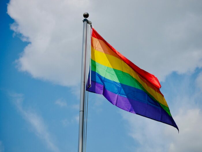 Gay pride flag