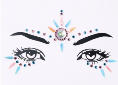 Face gems from Claire's