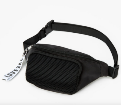 Black bum bag from Claire's