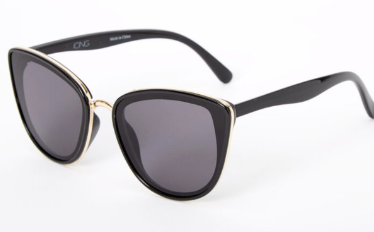 black cat-eye sunglasses claire's