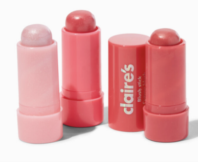 pink blush set claire's