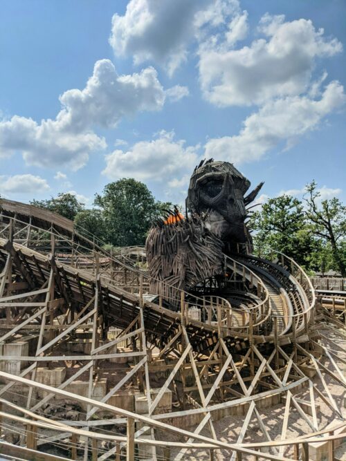 wicker man ride at alton towers - best rollercoasters uk
