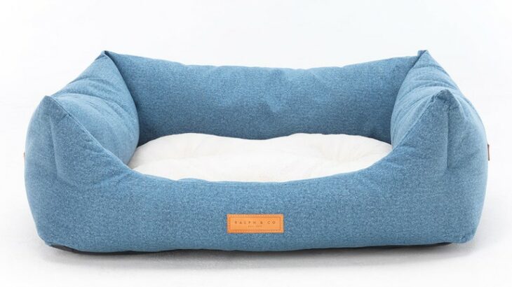 1468823.3_2.jpg alph & Co Rayleigh Nest Blue Chenille Dog Bed Large