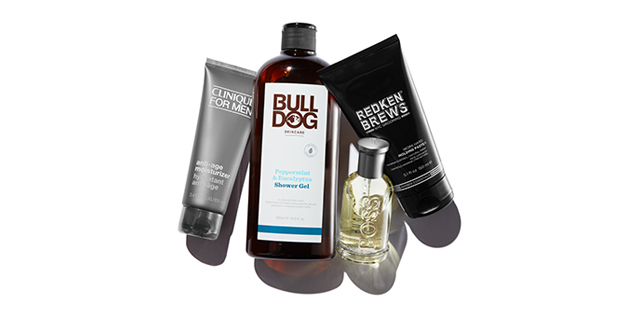 LOOKFANTASTIC goodies including items from bulldog and boss