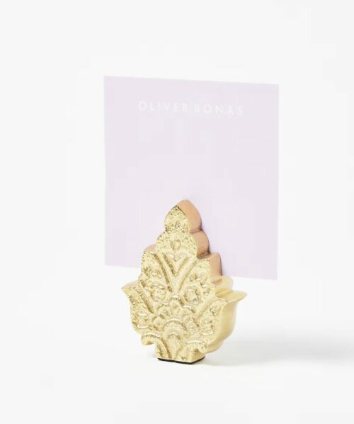 Paisley Gold Metal Photo Holder oliver bonas student discount