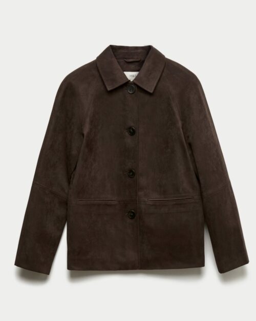 Suedette Lightweight Jacket M&S