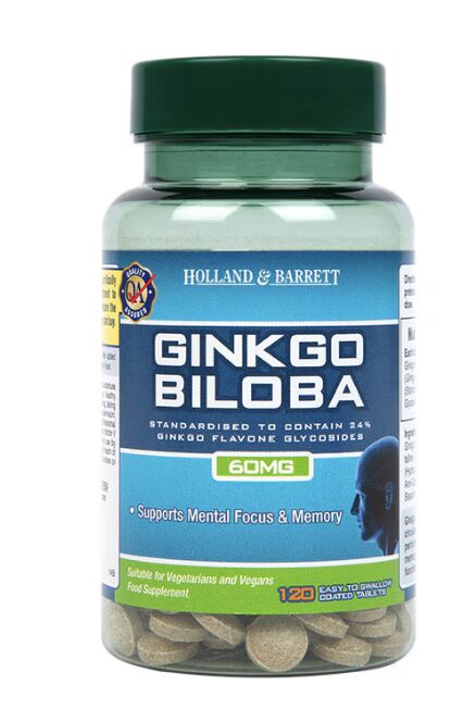 gingko biloba vitamins for brain memory for students - holland and barrett