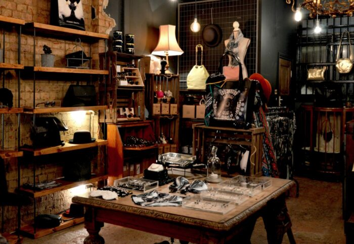 inside of vintage shops liverpool