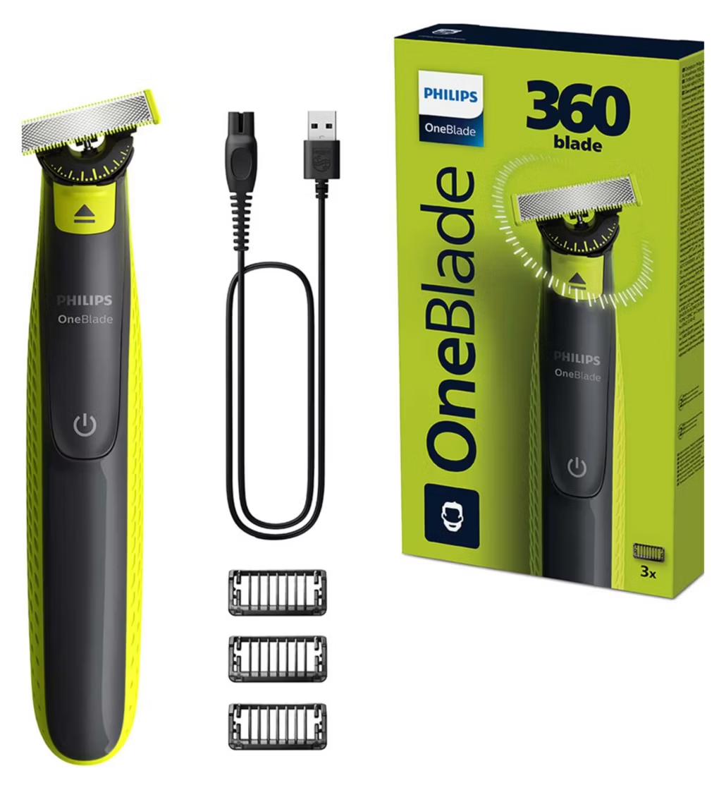 Philips OneBlade 360 For Face With 3 Stubble Combs
