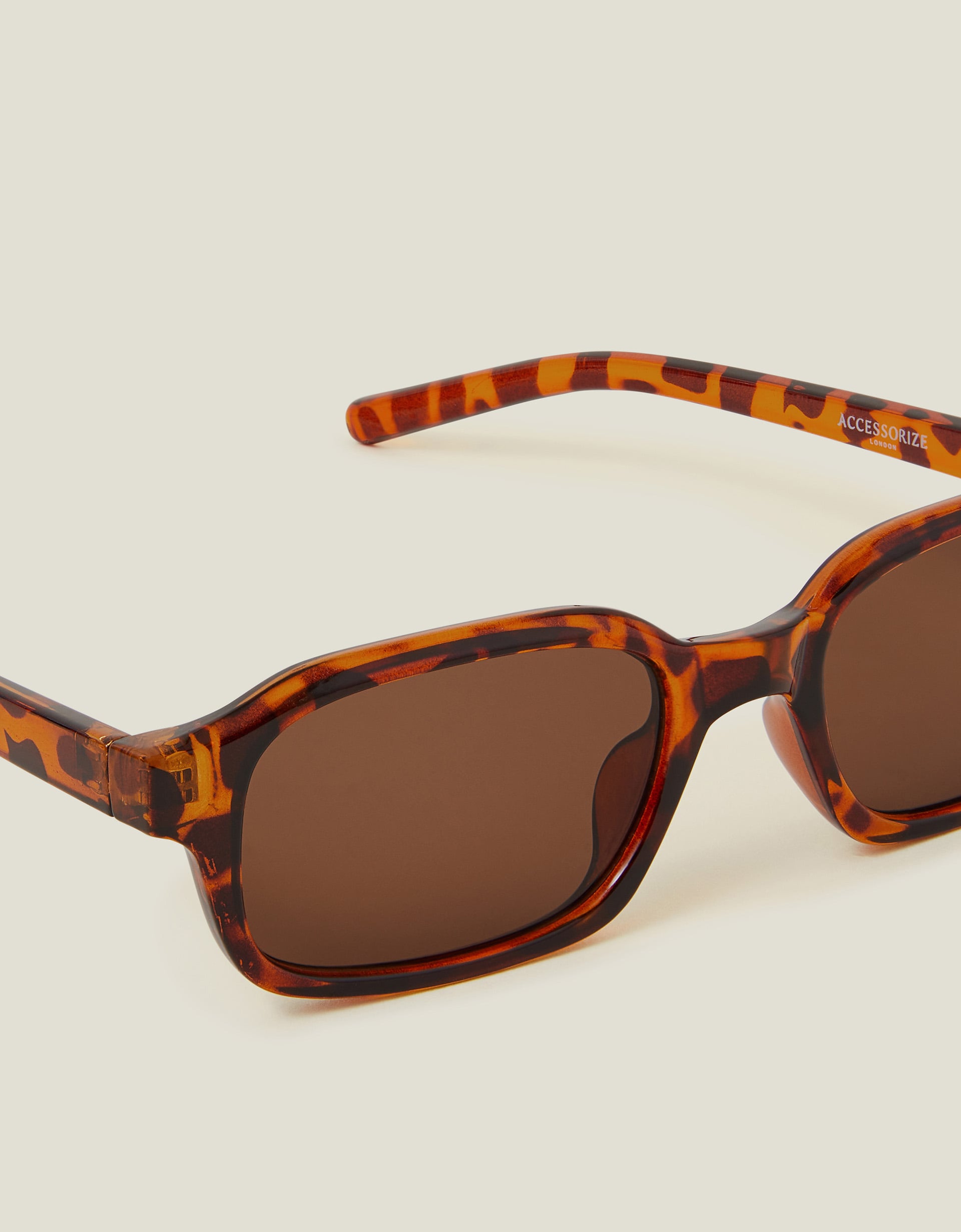 Multicolour Mini Crystal Tortoiseshell Square Sunglasses - Accessorize