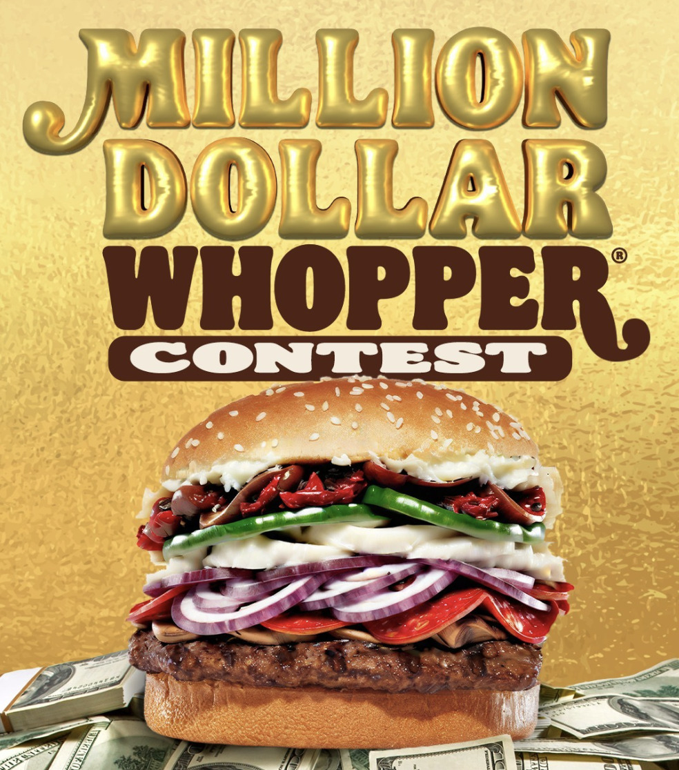 Get Paid $1 Million To Design A Burger