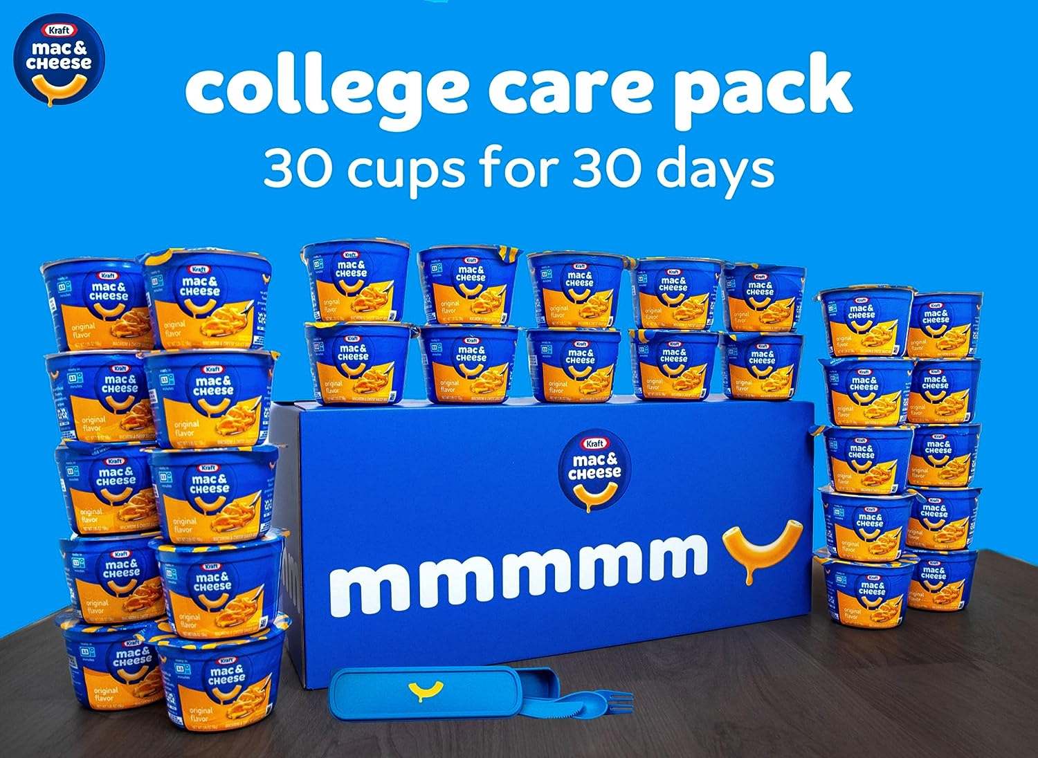 You Can Get A 30-Pack Mac & Cheese College Care Package From Kraft