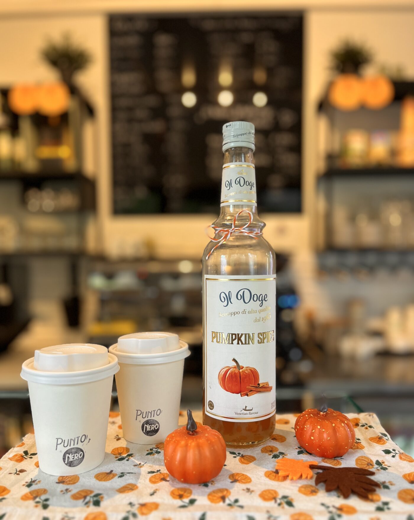 Pumpkin spice coffee