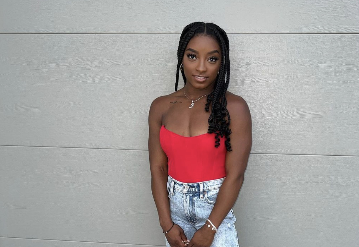 Simone Biles' Red Hot Date Night Corset
