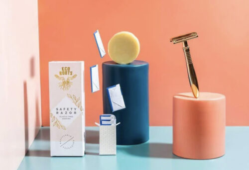 zero waste shaving kit rom eco roots - sustainable christmas gifts
