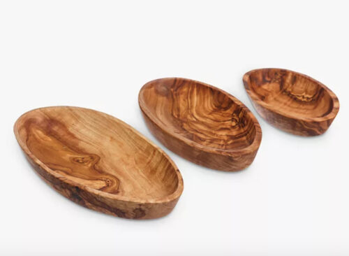 olive wood bowls sustainable christmas gifts