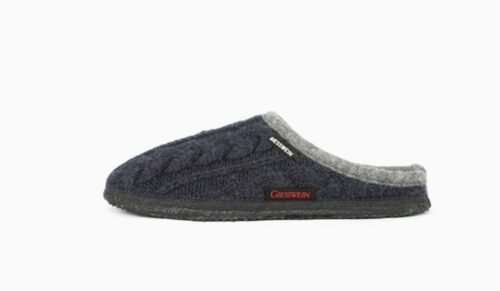 mens blue slippers from giesswein sustainable gifts for him